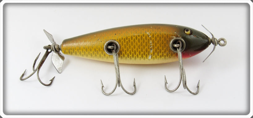 Vintage Creek Chub Golden Shiner Injured Minnow Lure