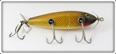 Vintage Creek Chub Golden Shiner Injured Minnow Lure