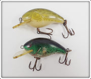 Rebel Square Lip Teeny R Pair: Natural Frog & Natural Crappie