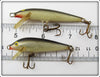 Rapala Silver & Black Floating Minnow Pair