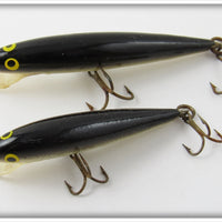Rapala Silver & Black Floating Minnow Pair