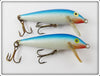 Vintage Rapala Silver & Blue Countdown Lure Pair