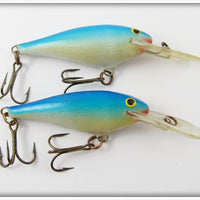 Vintage Rapala Silver & Blue Deep Runner Lure Pair