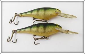 Vintage Rapala Perch Deep Runner Lure Pair