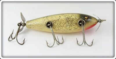 Vintage Creek Chub Silver Flash Injured Minnow Lure 