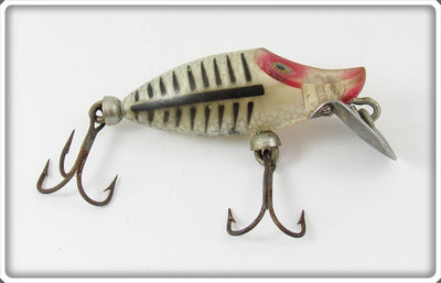 Vintage Heddon Silver Shore Tiny Runt Lure