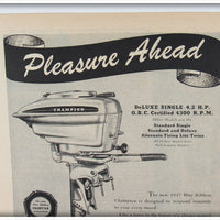 1946 Champion Outboard Motors Co. Ad