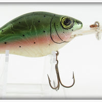 Vintage Lazy Ike Corp Rainbow Trout Natural Ike Lure