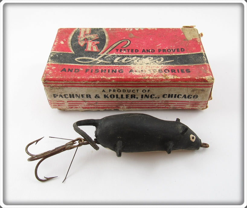 Vintage Pachner & Koller P&K Swimming Mouse Lure In Box