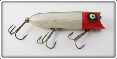 Vintage Heddon Red Head Shiner Lucky 13 Lure 2500 PRH