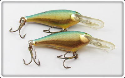 Vintage Rapala Chrome & Blue Deep Runner Lure Pair