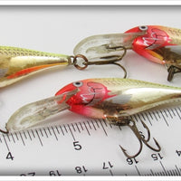 Rapala Chrome & Yellow Deep Runner Lot Of Three