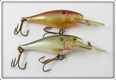 Vintage Rapala Natural Finish Deep Runner Lure Pair