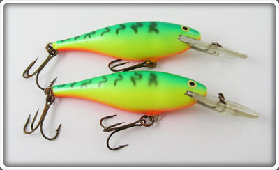 Vintage Rapala Fire Tiger Deep Runner Lure Pair