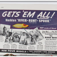 1937 Heddon River Runt Spook Gets 'Em All Ad