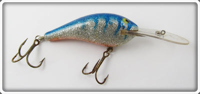 Strike King Blue Glitter Tiger Crankbait Lure