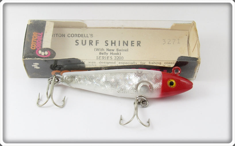 Vintage Cordell Red & White Surf Shiner Lure In Box 3271 