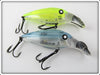 Vintage Rebel Yellow & Blue Blackstar Lure Pair