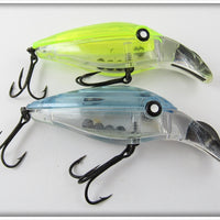 Vintage Rebel Yellow & Blue Blackstar Lure Pair