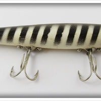 Vintage Smithwick White Black Stripes Devils Horse Lure