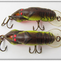 Rebel Yellow & Brown Crawfish Pair