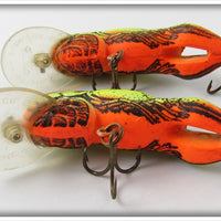 Rebel Yellow & Brown Crawfish Pair