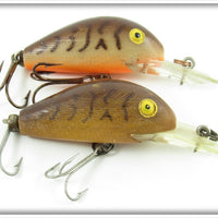 Vintage Rebel Brown Crawdad Super R Lure Pair