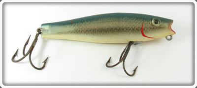 Vintage L & S Bait Co Silver & Blue 9M24 Floater Lure 