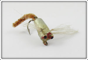 Vintage Peckinpaugh Peck's Silver Dragon Bug Dragonfly Fly Rod Lure