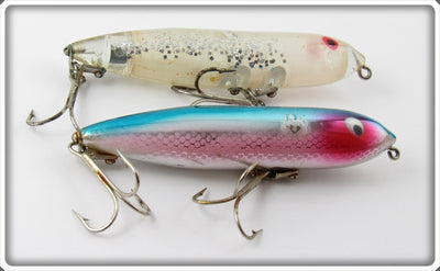 Vintage Unknown Rainbow Chrome & Clear Glitter Zara Spook Type Lure