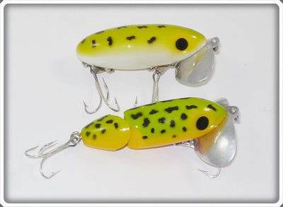 Arbogast Frog Spot Jitterbug Pair