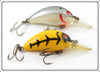 Bomber Yellow Black Ribs & Silver Shad Model A Pair