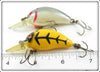 Bomber Yellow Black Ribs & Silver Shad Model A Pair