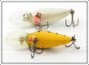 Bomber Yellow Black Ribs & Silver Shad Model A Pair