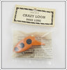 Myers Lure Co Orange With Black Spots Crazy Loon In Package