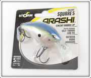 Storm Hot Blue Shad Arashi Silent Square 5 On Card 