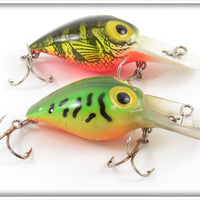 Storm Naturalized Perch & Fire Tiger Wee Wart Lure Pair