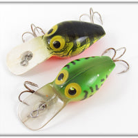 Storm Naturalized Perch & Fire Tiger Wee Wart Pair