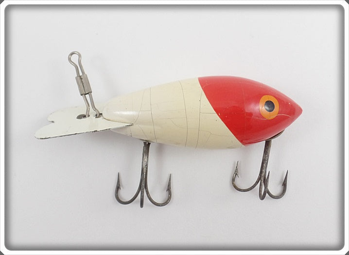 Vintage Bomber Bait Co Red & White # 400 Lure