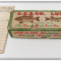 Vintage Creek Chub Pikie Finish Baby Pikie Empty Lure Box