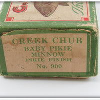 Creek Chub Pikie Finish Baby Pikie Empty Box