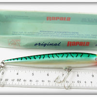 Rapala Green Mackerel Magnum Sinking CD-18 Lure In Box