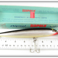 Vintage Rapala Silver Magnum Sinking CD-18 Lure In Box