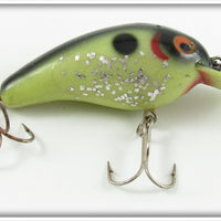 Cotton Cordell Chartreuse & Black With Glitter Big O Lure