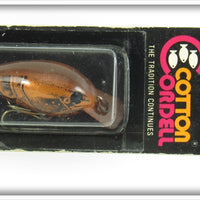 Vintage Cotton Cordell Natural Crawdad Big O Lure On Card