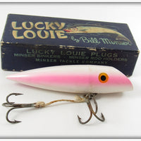 Vintage Lucky Louie Bill Minser Pearl Pink Wee Louie In Box