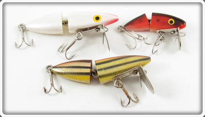 Harrison Hoge Industries Rocky Jr & Super Rocky Lot Of Three Lures