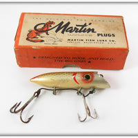 Vintage Martin Silver Scale 3M-11 Salmon Plug In Box