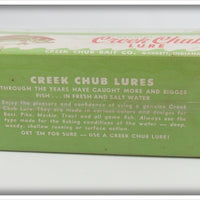 Creek Chub Silver Shiner Triple Jointed Pikie In Box