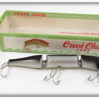 Creek Chub Silver Shiner Triple Jointed Pikie Lure In Box